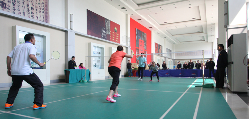 集团2016年春季运动会羽毛球比赛顺利结束 集团2016年春季运动会羽毛球比赛顺利结束