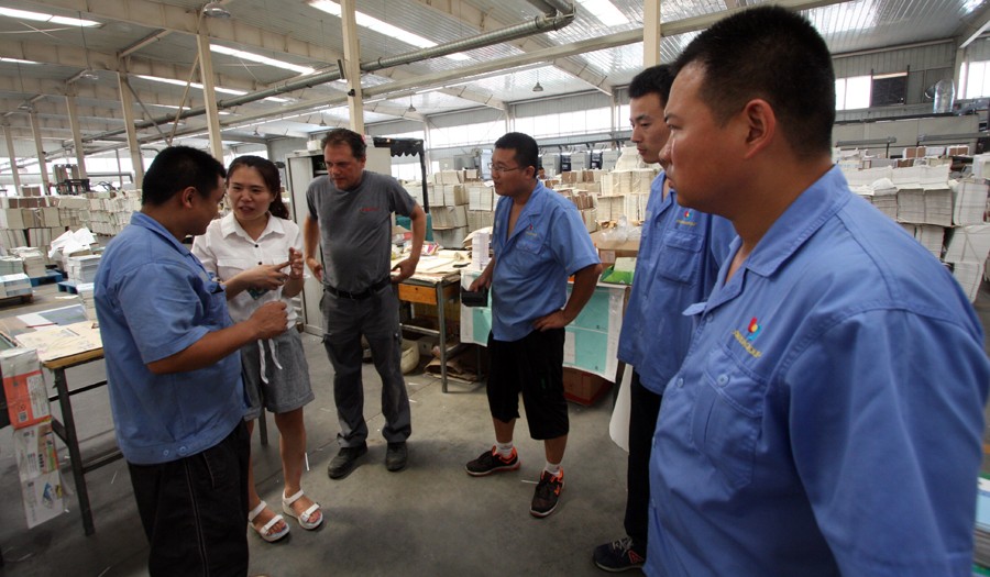 荷兰Buhrs工程师Dion Cario Koreman光临集团交流技术 第 1 张 荷兰Buhrs工程师Dion Cario Koreman光临集团交流技术 第 1 张