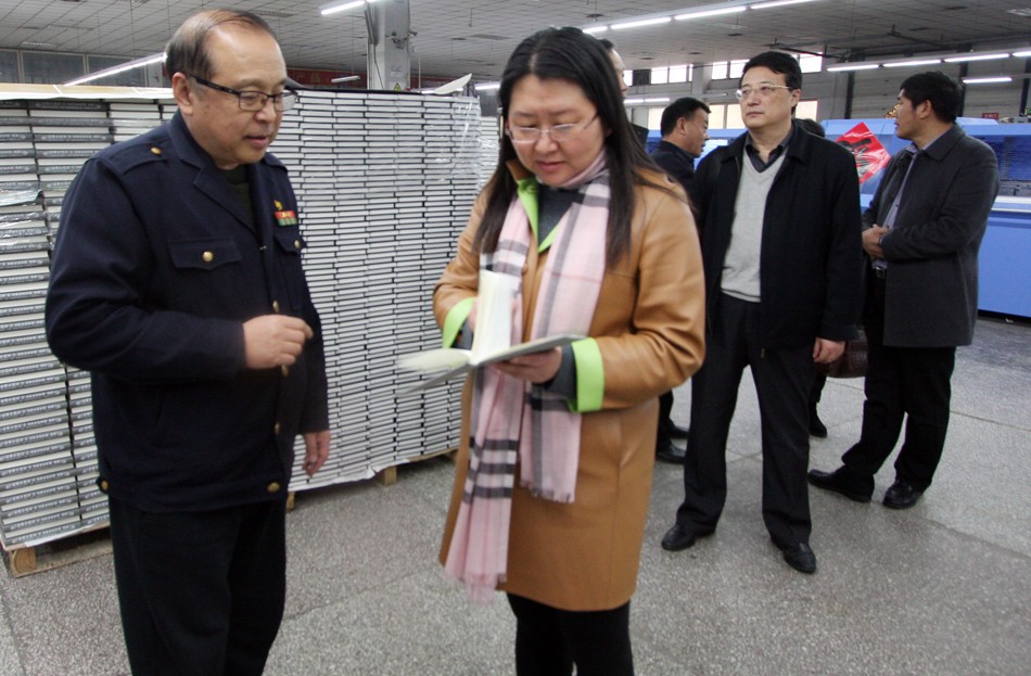 省新闻出版广电局领导来集团进行 国家印刷示范企业年度考核工作 省新闻出版广电局领导来集团进行 国家印刷示范企业年度考核工作